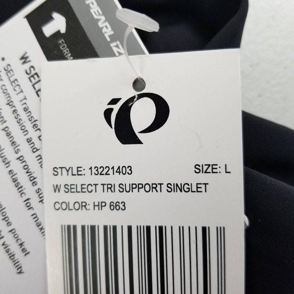 Pearl Izumi Fuchsia and Black Racerback Tank Top - Picture 7 of 11